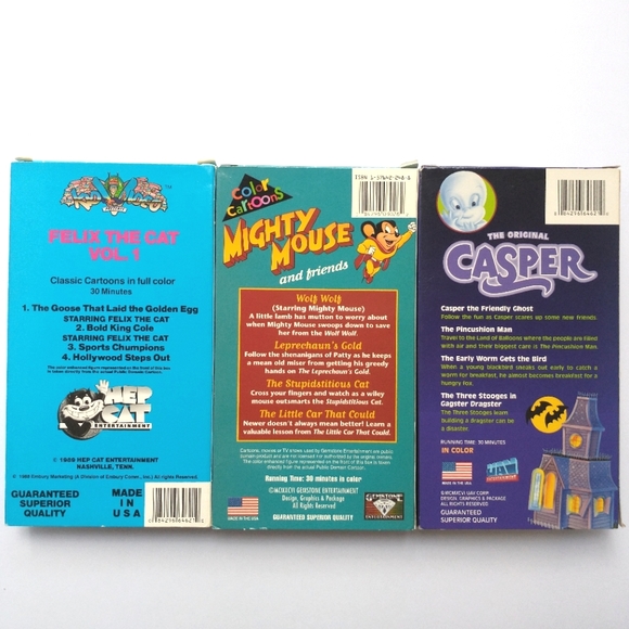 Cartoon VHS Tapes ( Vintage Cartoons ) - Picture 2 of 5